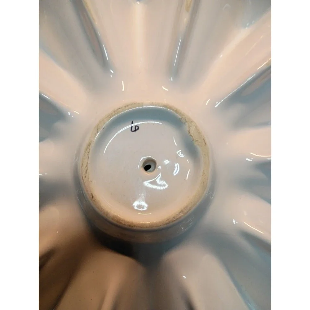 Mud Pie Ceramic Taco Platter w/ Center Dip Bowl 